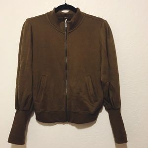 Free People Military Cropped Jacket